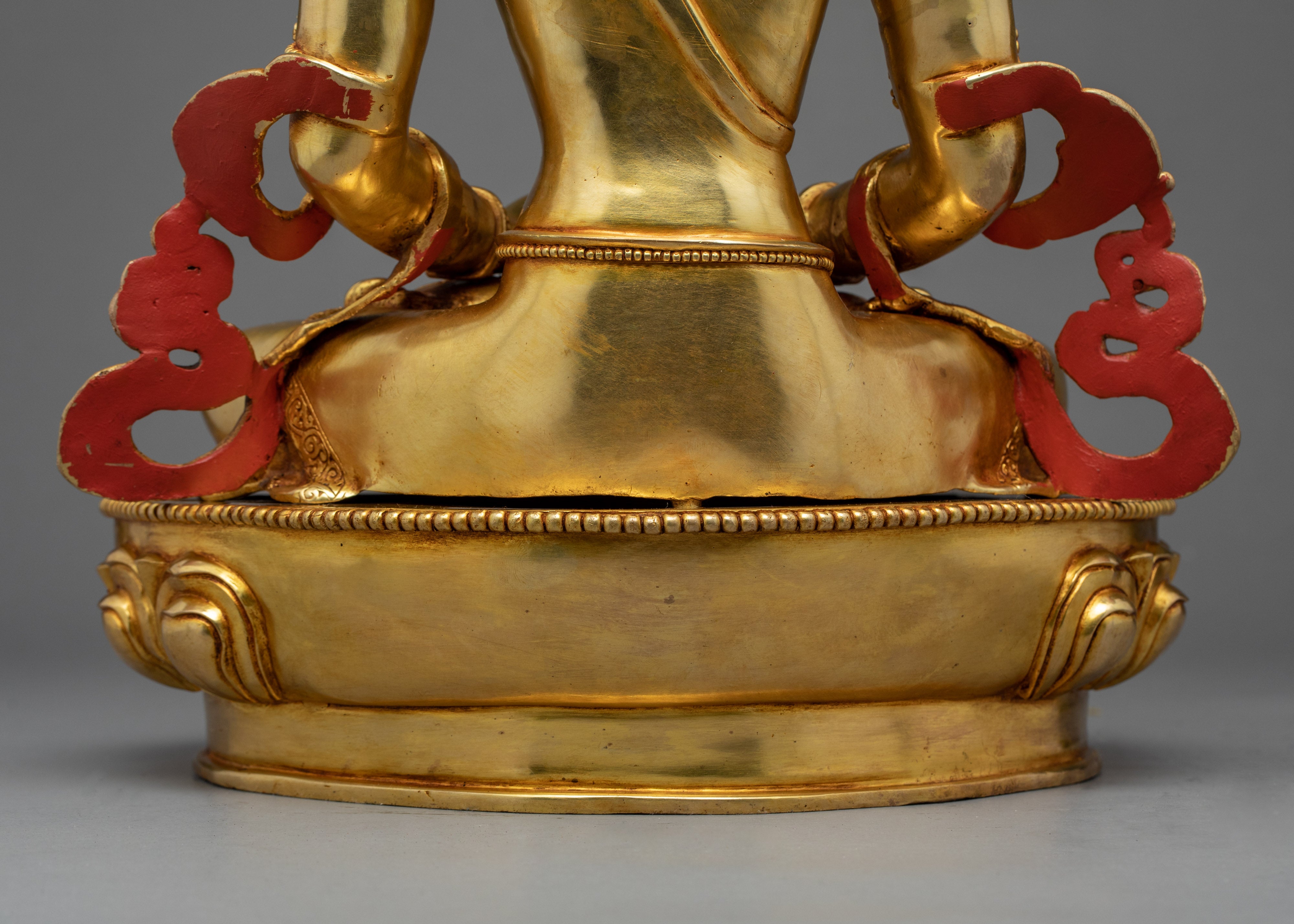 Amitayus Buddha Sculpture Bodhisattva | Himalayan Art | Gold Gilded