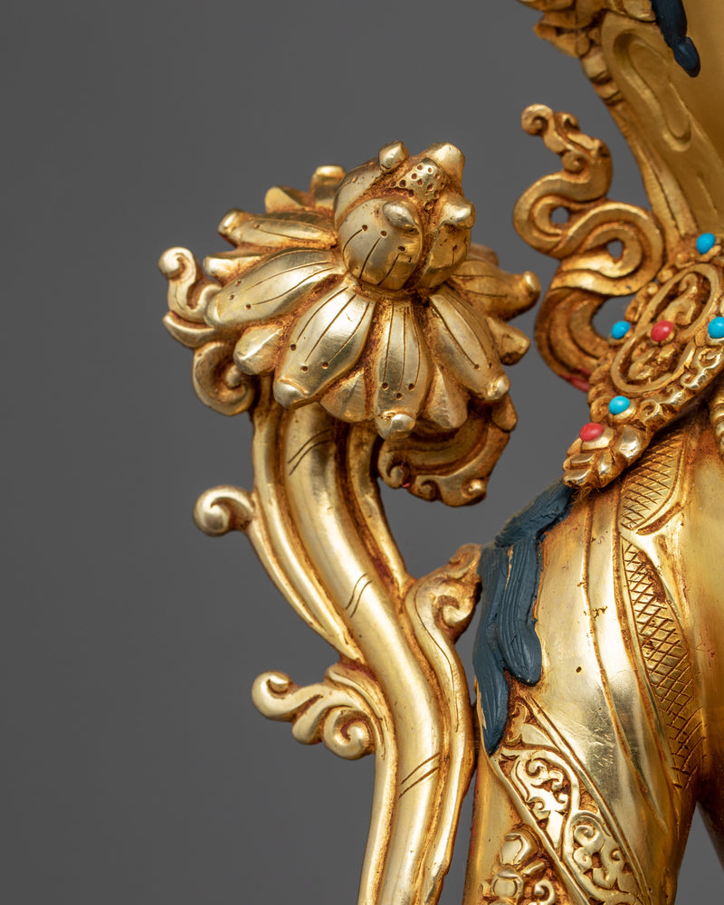 Buddhist White Tara Sculpture | Long-Life Deity