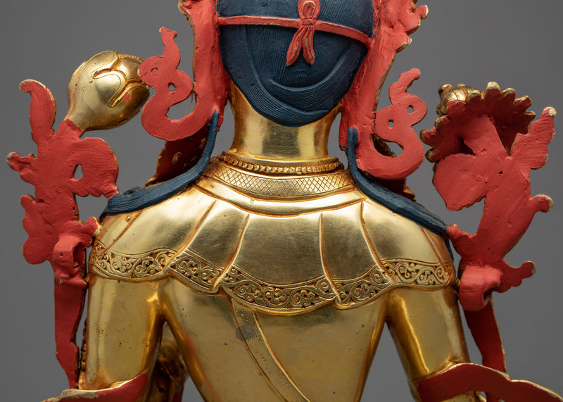 Buddhist White Tara Sculpture | Long-Life Deity