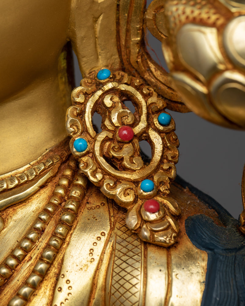 Buddhist White Tara Sculpture | Long-Life Deity