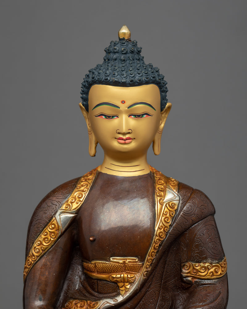 Indoor Amitabha Buddha Sculpture | Traditional Buddhist Art
