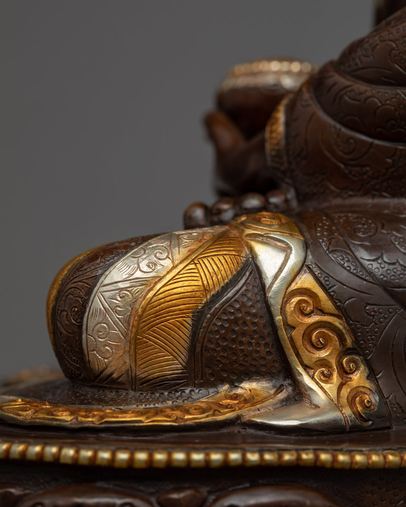 Indoor Amitabha Buddha Sculpture | Traditional Buddhist Art