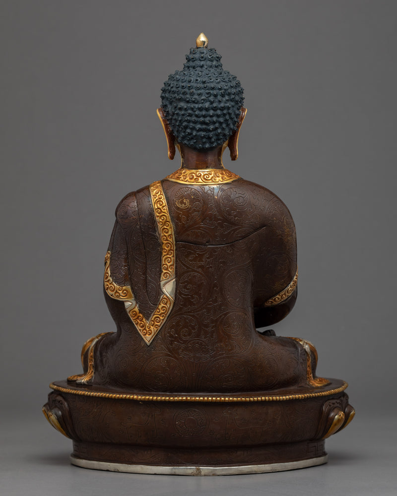 Indoor Amitabha Buddha Sculpture | Traditional Buddhist Art