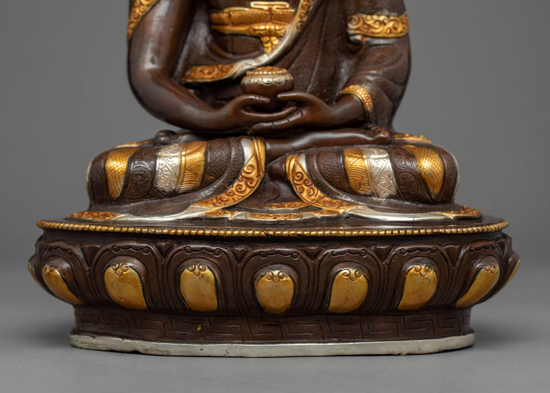Indoor Amitabha Buddha Sculpture | Traditional Buddhist Art