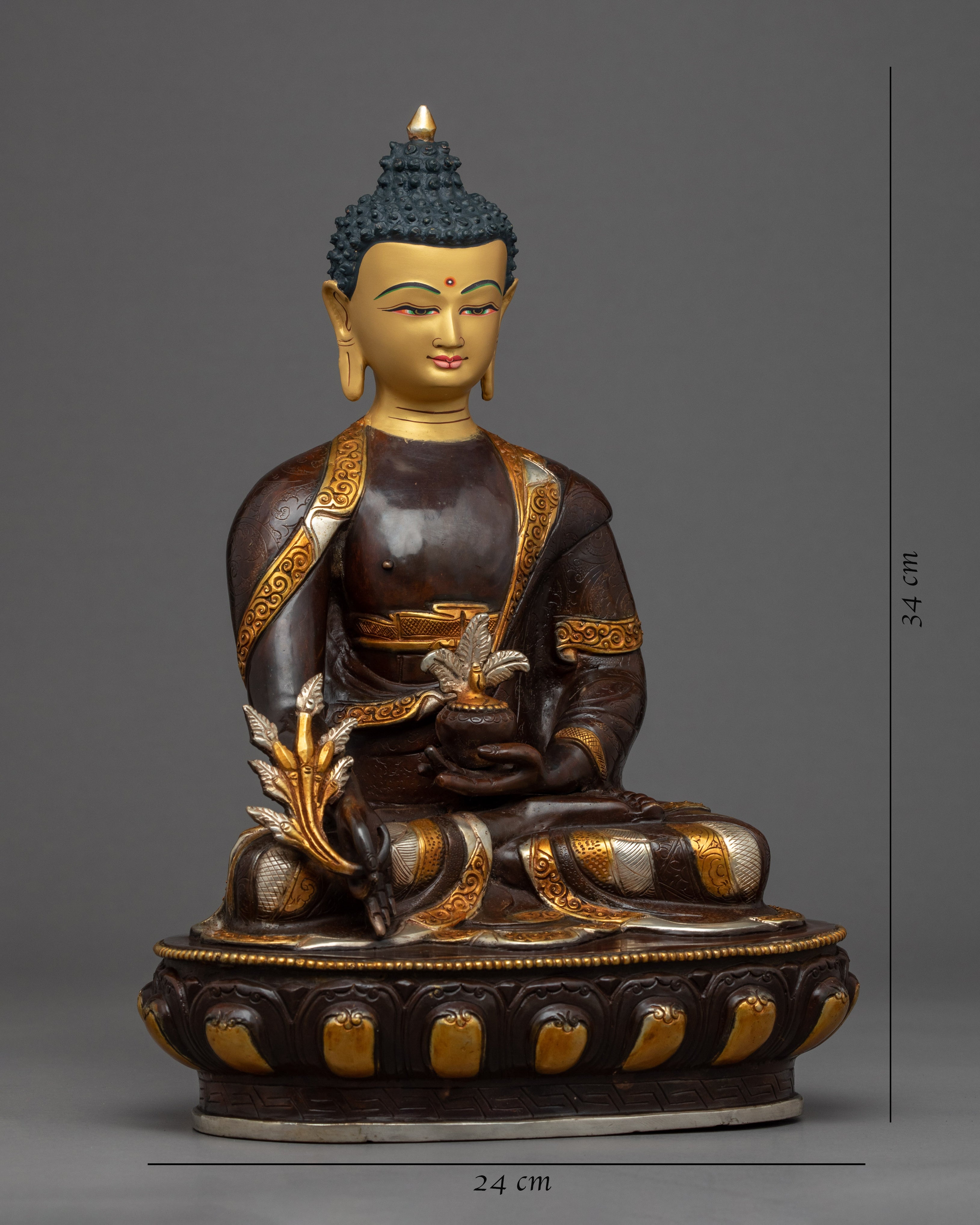 Blue Medicine Buddha Sculpture | Healing Buddha Art