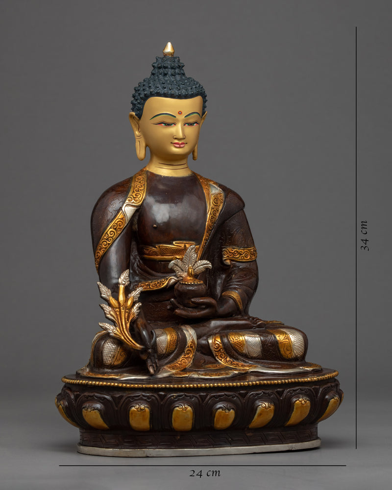 Blue Medicine Buddha Sculpture | Healing Buddha Art