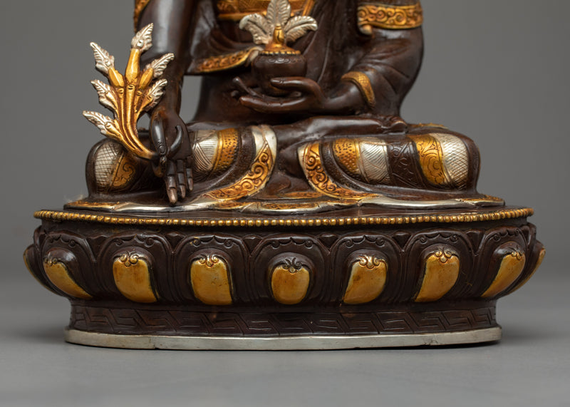 Blue Medicine Buddha Sculpture | Healing Buddha Art
