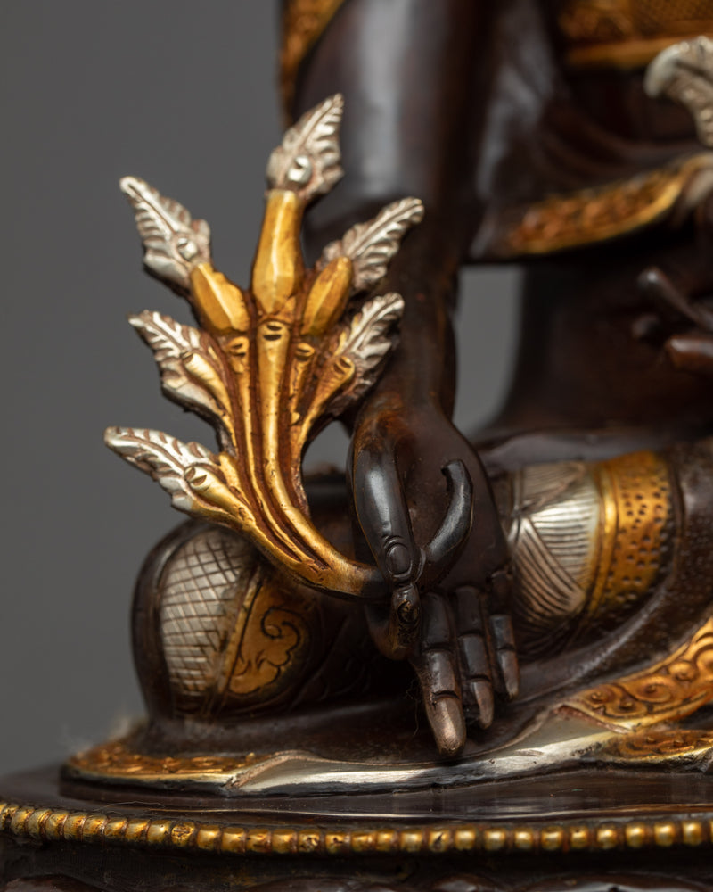 Blue Medicine Buddha Sculpture | Healing Buddha Art