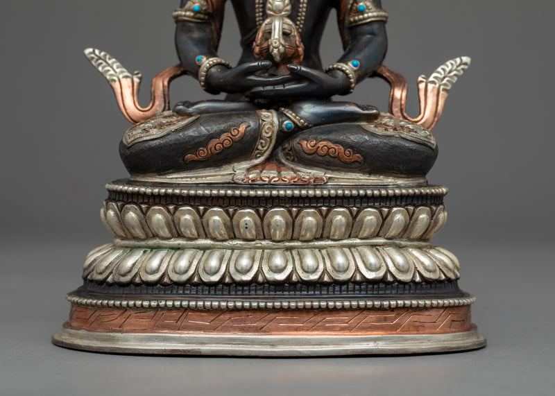 Amitayus Long Life Buddha Sculpture| Traditional Bodhisattva Art
