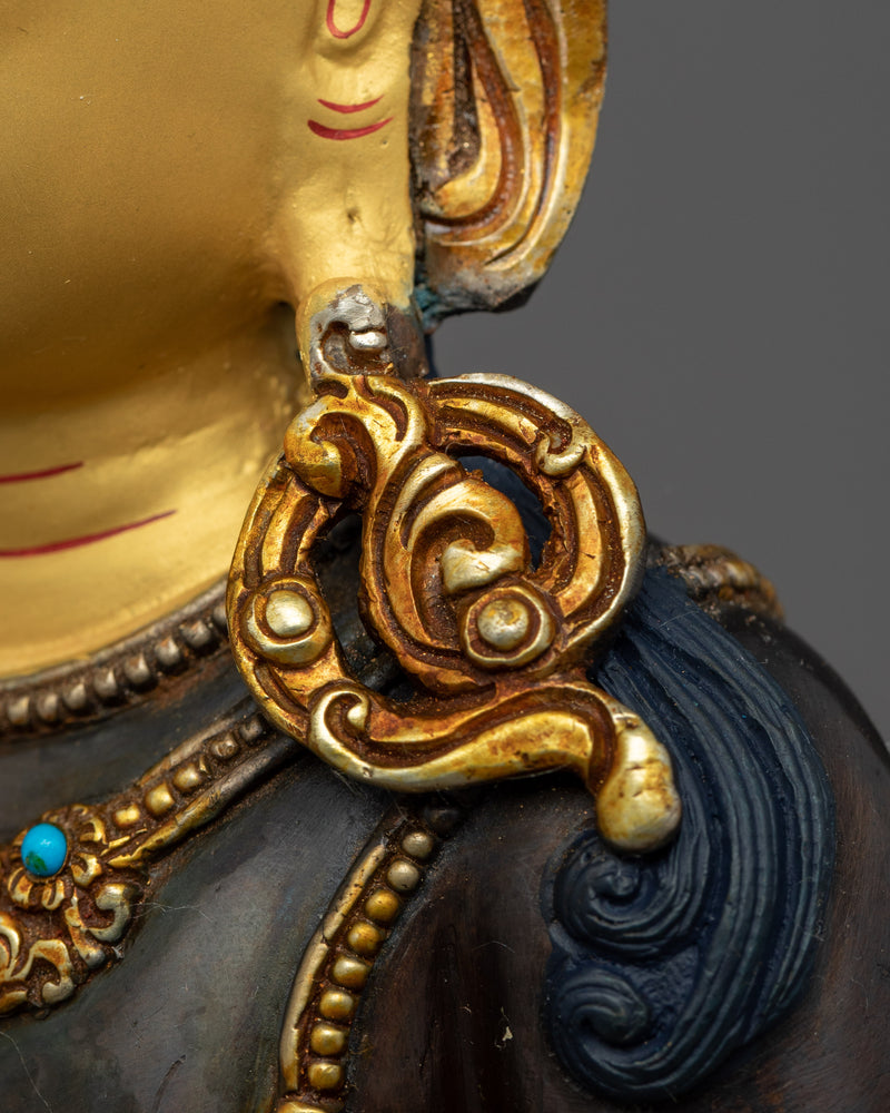 Buddha Of Long Life Statue | Amitayus Deity Traditional Hand Carved Art