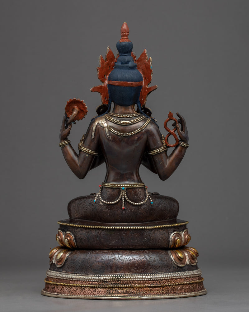 Bodhisattva Chenrezig Art Statue | Traditional Himalayan Art