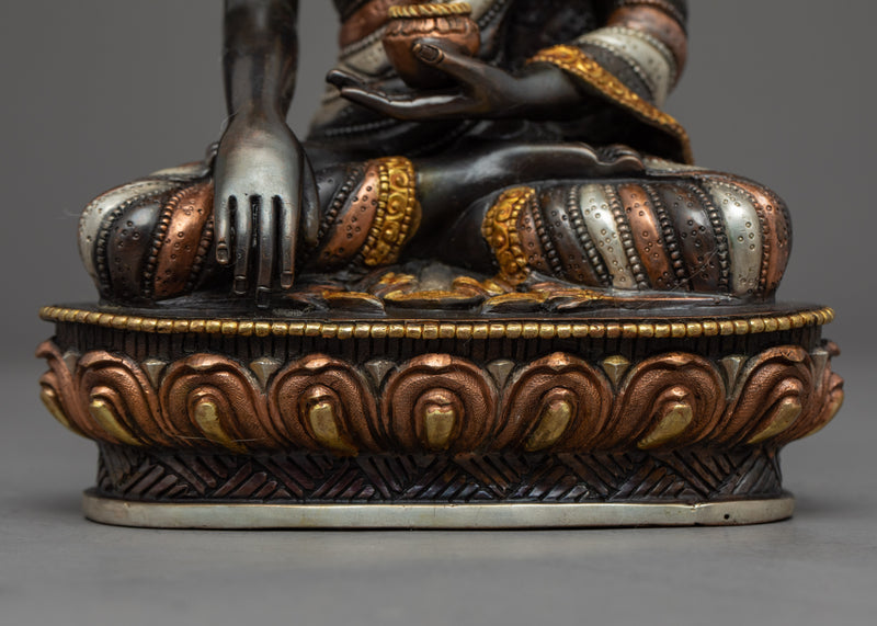 Shakyamuni Buddha Gold Sculpture | Handmade Gautam Buddha Statue