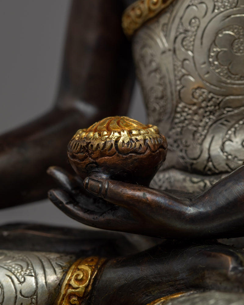 Shakyamuni Buddha Sculpture Nepal | Traditional Buddhist Art