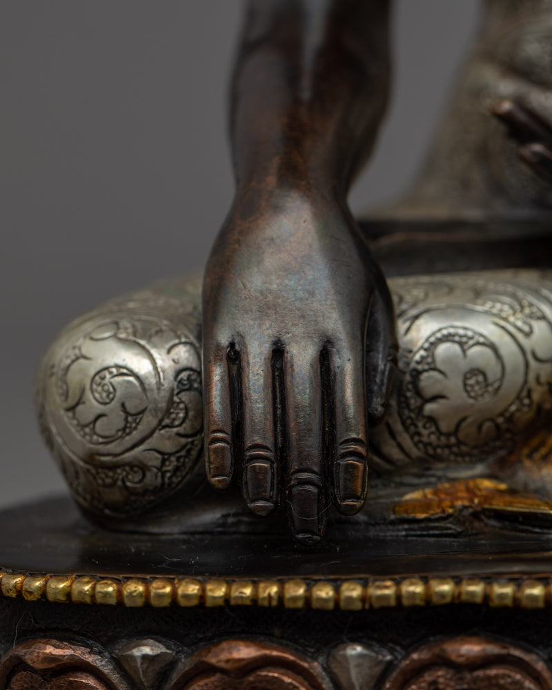 Shakyamuni Buddha Sculpture Nepal | Traditional Buddhist Art