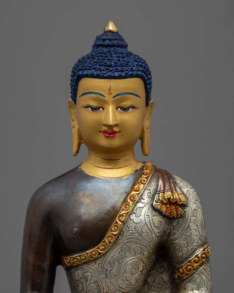 Shakyamuni Buddha Sculpture Nepal | Traditional Buddhist Art
