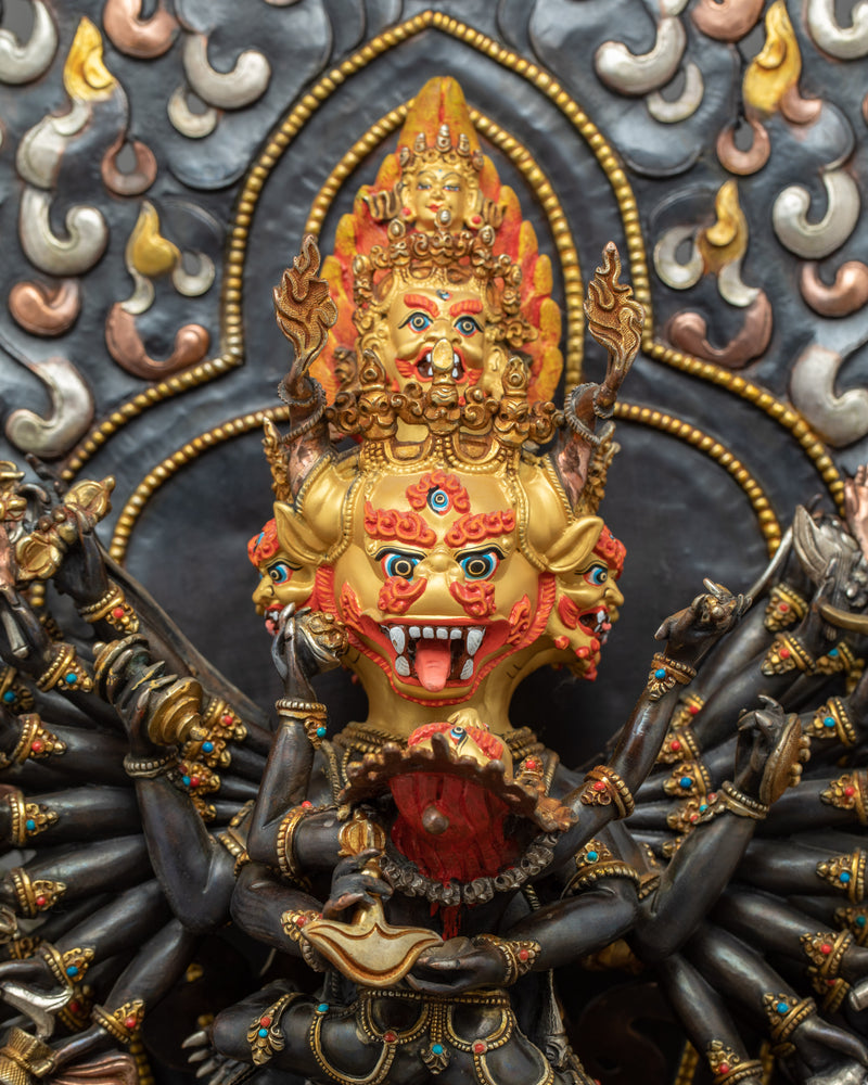 Manjushri Yamantaka Statue | Handcrafted Buddhist Art