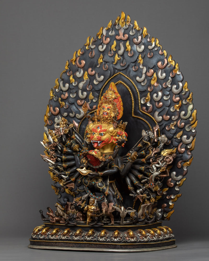 Manjushri Yamantaka Statue | Handcrafted Buddhist Art