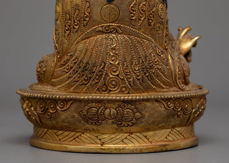 The Lotus Born Guru Rinpoche | Hand Carved Padmasambhava Statue