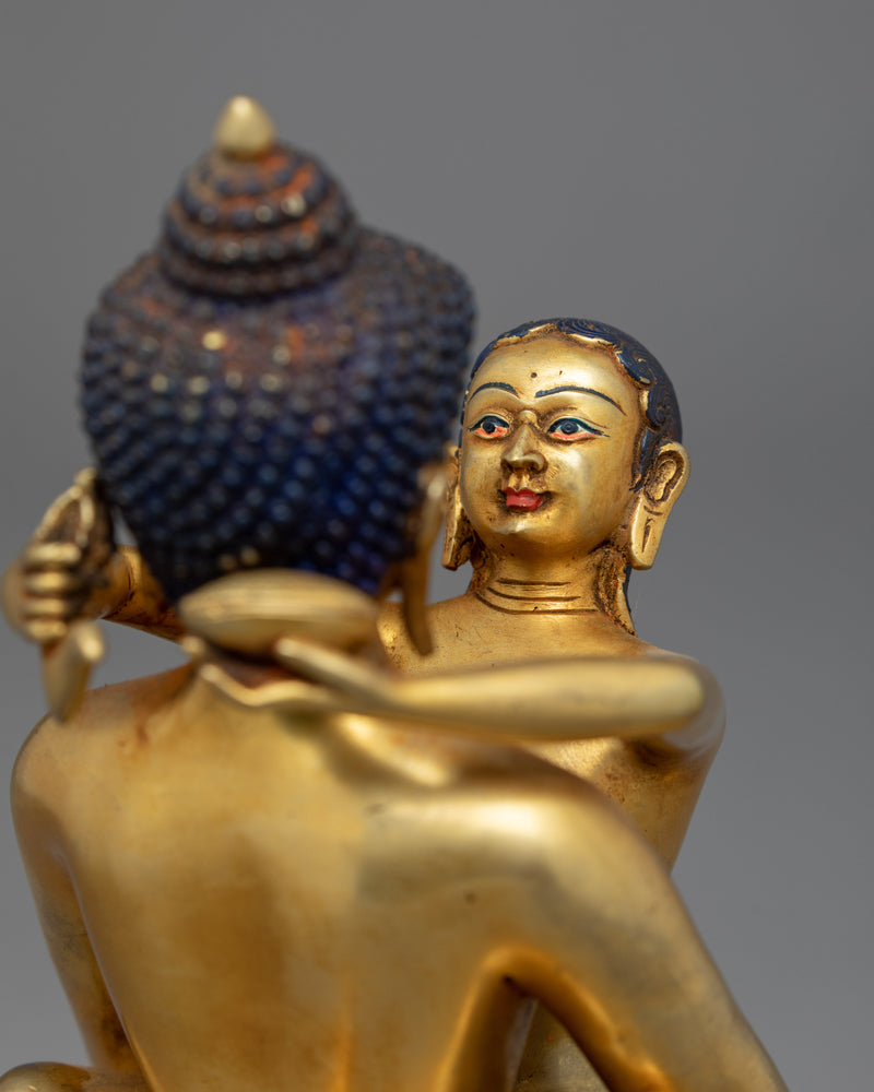 Samantabhadra With Consort Statue | Traditionally Hand-Carved Statue