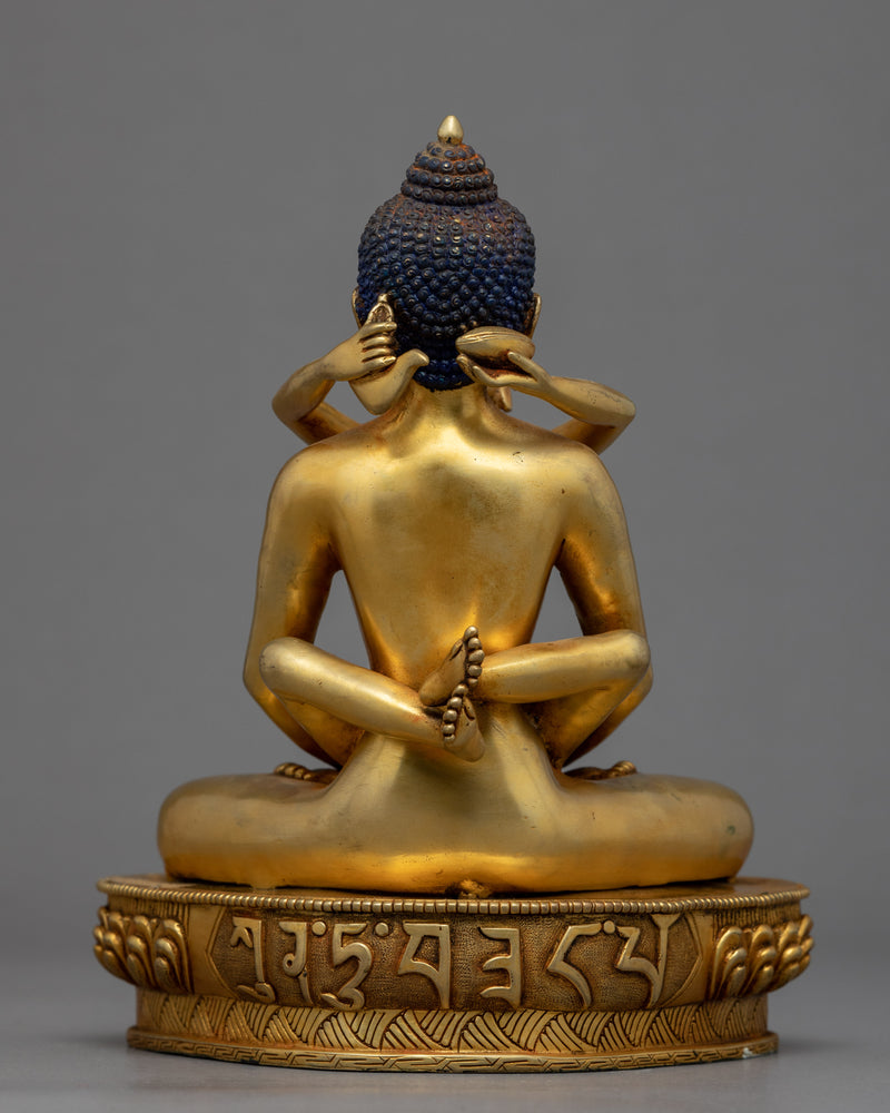 Samantabhadra With Consort Statue | Traditionally Hand-Carved Statue