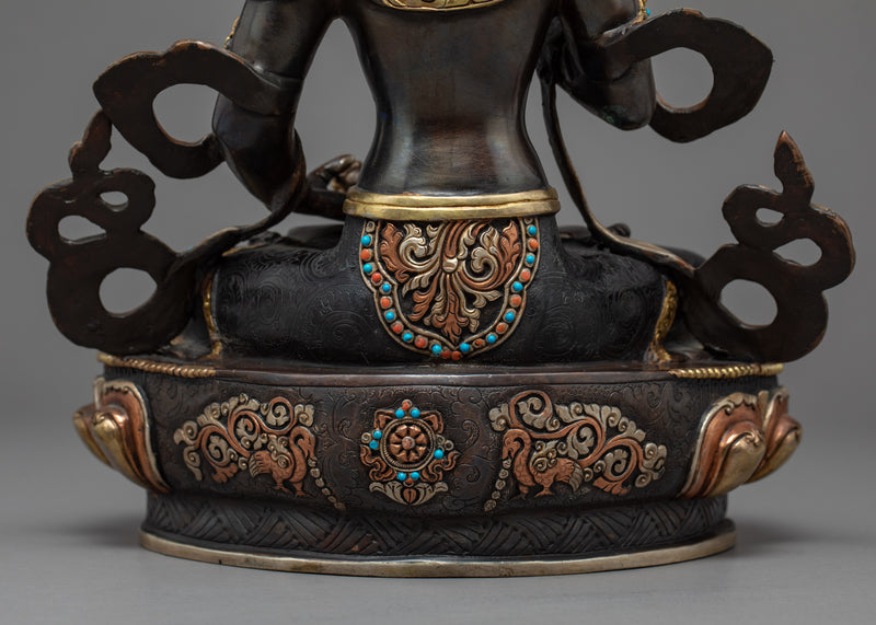 Vajrasattva Dorje Sempa Sculpture | Traditional Himalayan Art of Nepal