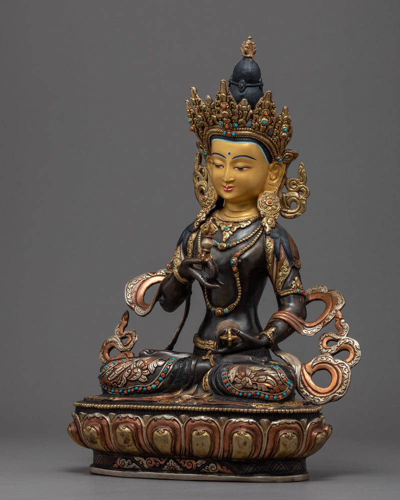 Vajrasattva Dorje Sempa Sculpture | Traditional Himalayan Art of Nepal