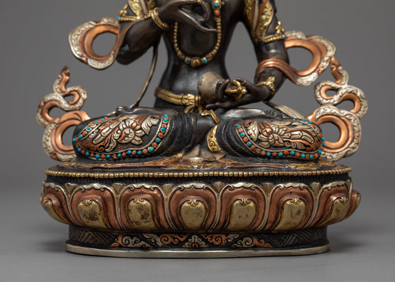Vajrasattva Dorje Sempa Sculpture | Traditional Himalayan Art of Nepal