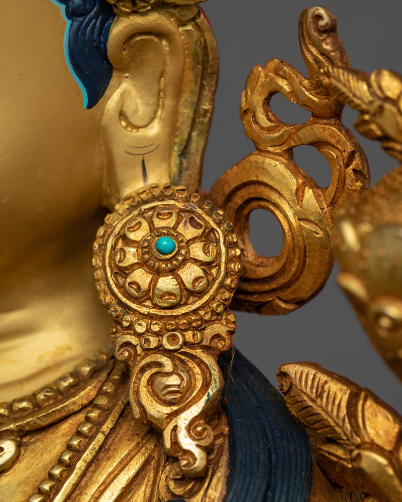 Long Life Deity White Tara Statue | Traditional Buddhist Art