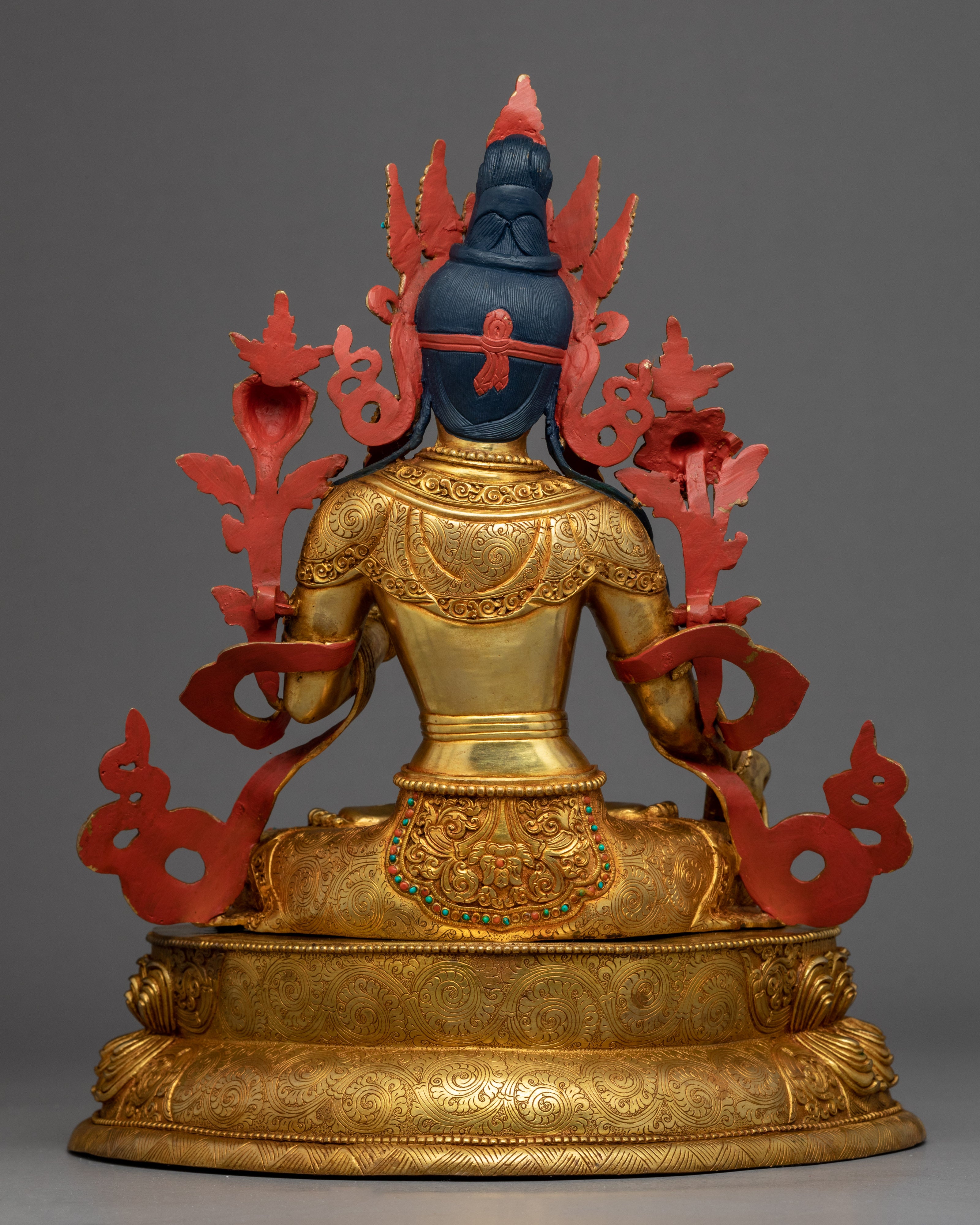 Long Life Deity White Tara Statue | Traditional Buddhist Art