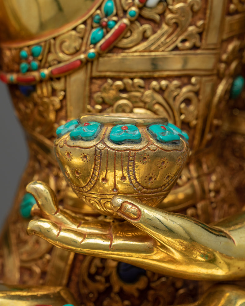 Buddha Shakyamuni Statue Tibet | Traditional Buddhist Sculpture