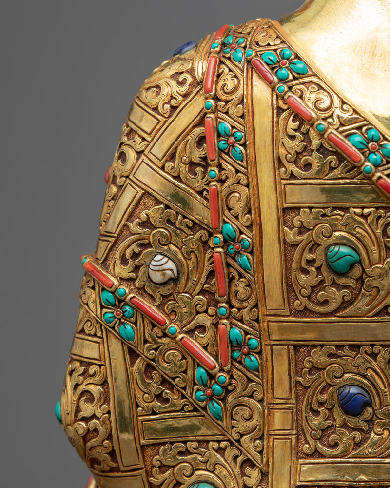 Buddha Shakyamuni Statue Tibet | Traditional Buddhist Sculpture