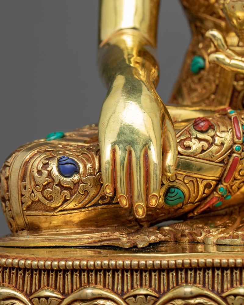 Buddha Shakyamuni Statue Tibet | Traditional Buddhist Sculpture