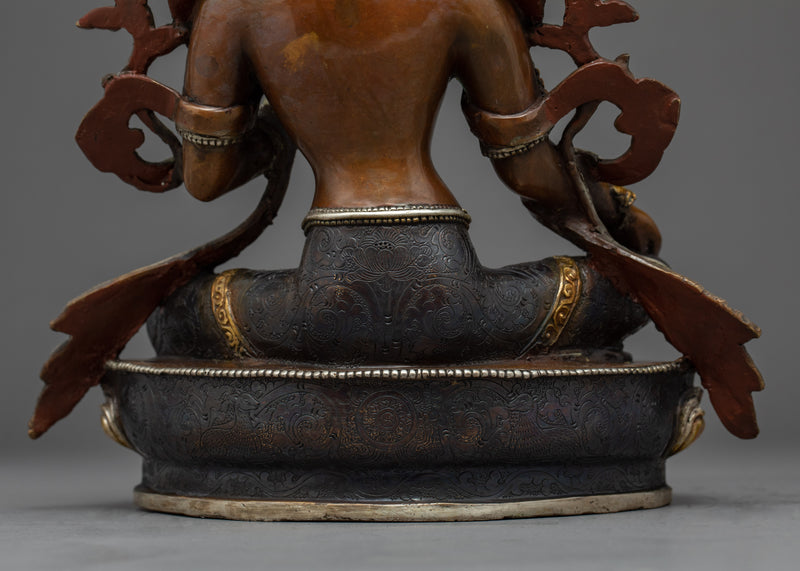 Female Buddha Green Tara Sculpture | Mother Tara Statue