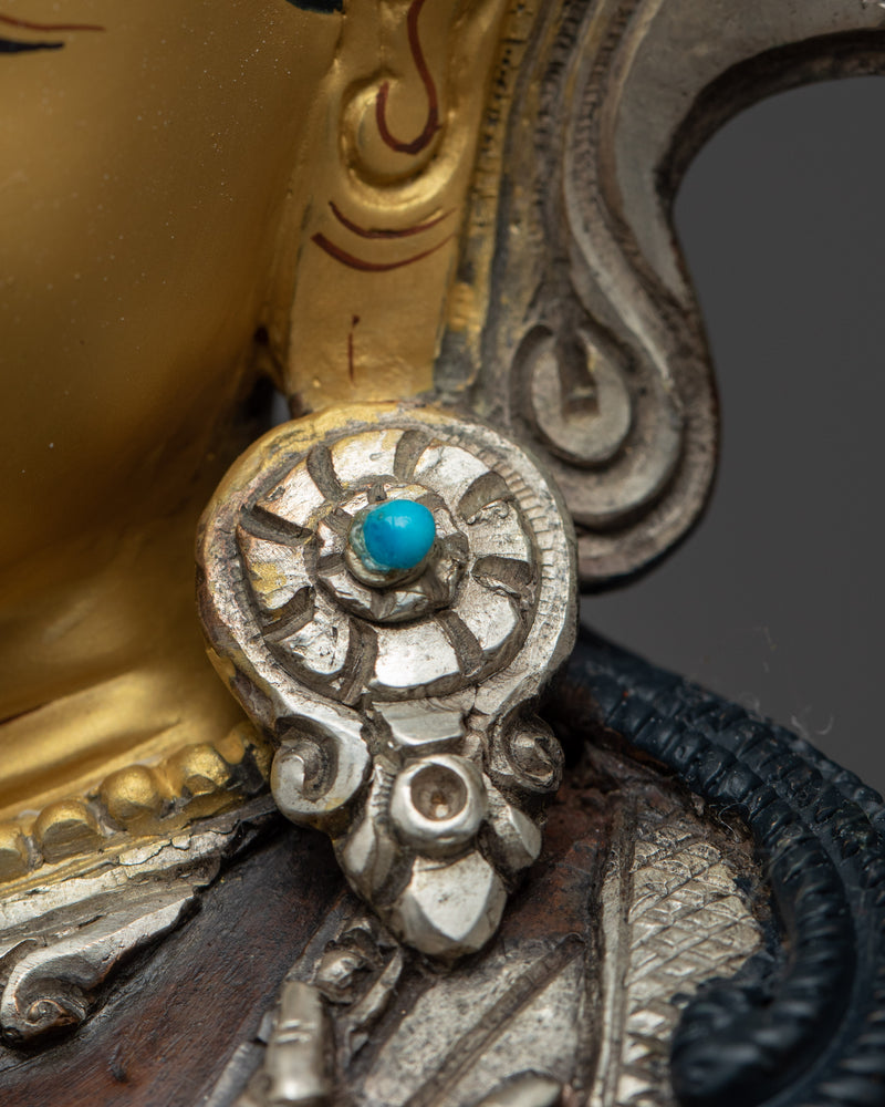 The Bodhisattva Avalokiteshvara Sculpture | Hand-Carved Himalayan Bodhisattva Chenrezig Art