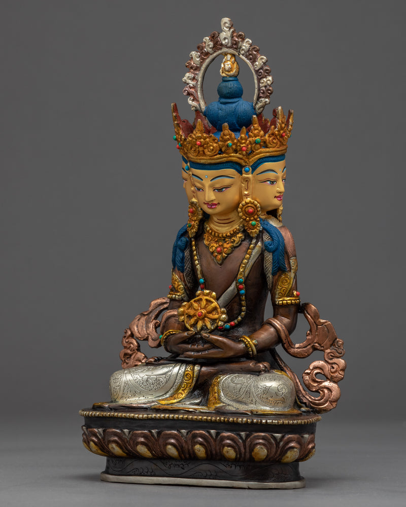 Sarvavid Maha Vairochana Statue | Handmade Buddhist Deity