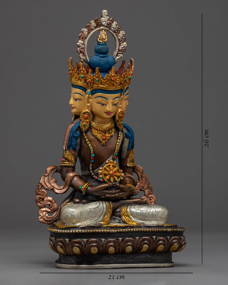 Sarvavid Maha Vairochana Statue | Handmade Buddhist Deity
