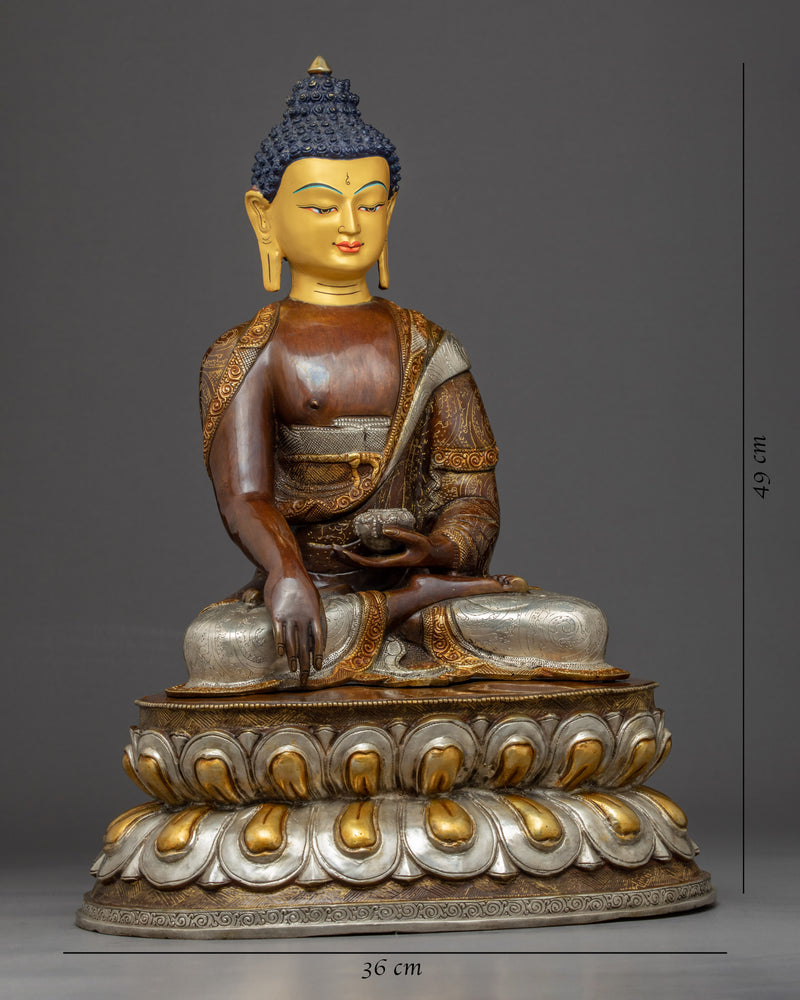 Statue of Buddha Siddhartha Gautama | Traditional Himalayan Statue