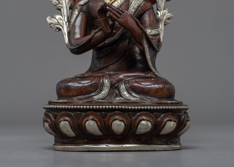 Je Tsongkhapa Sculpture Set | Himalayan Art of Nepal