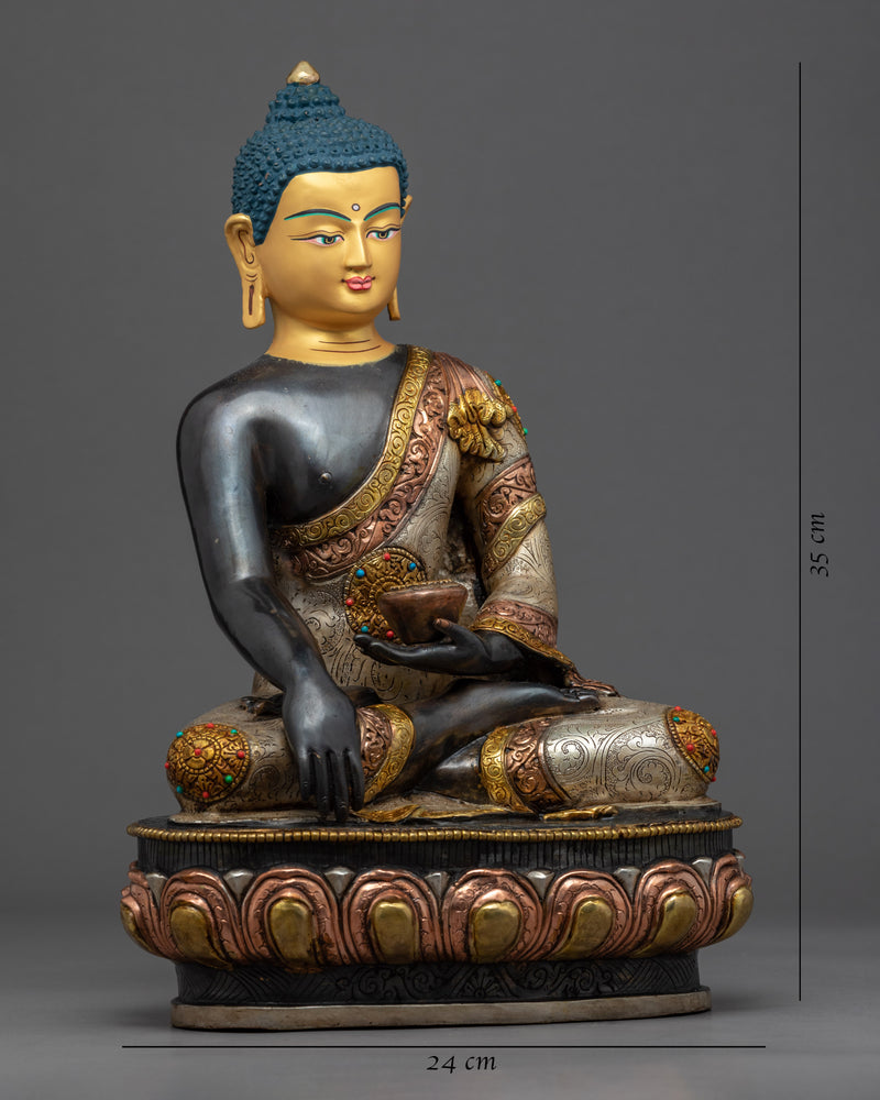 Five Dhyani Buddhas Statue Set | Vairochana | Akshobhya | Ratnasambhava | Amitabha | Amogasiddhi