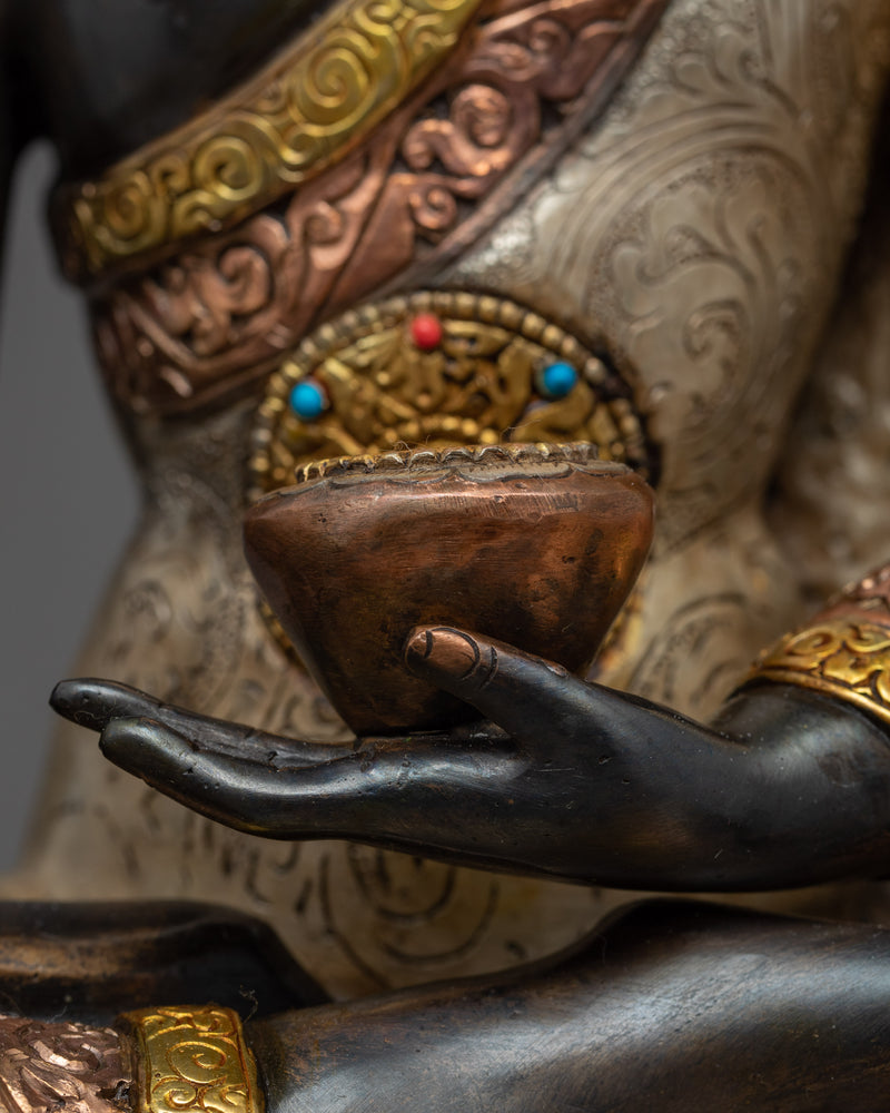 Five Dhyani Buddhas Statue Set | Vairochana | Akshobhya | Ratnasambhava | Amitabha | Amogasiddhi