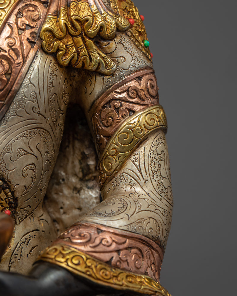 Five Dhyani Buddhas Statue Set | Vairochana | Akshobhya | Ratnasambhava | Amitabha | Amogasiddhi