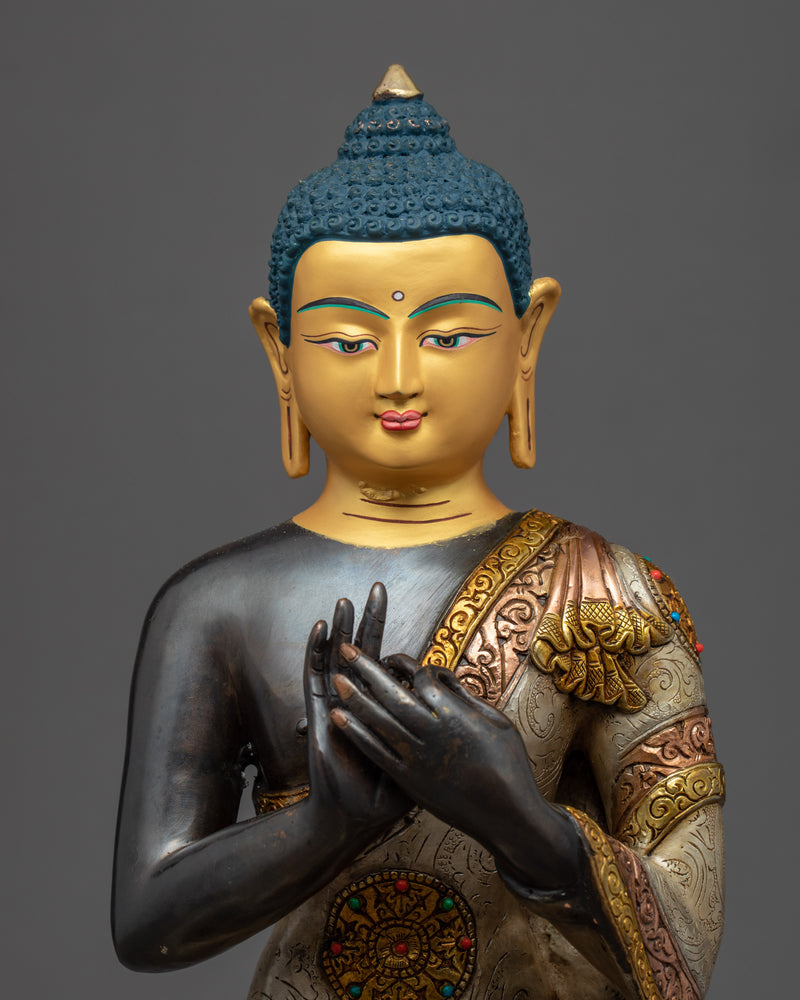 Five Dhyani Buddhas Statue Set | Vairochana | Akshobhya | Ratnasambhava | Amitabha | Amogasiddhi