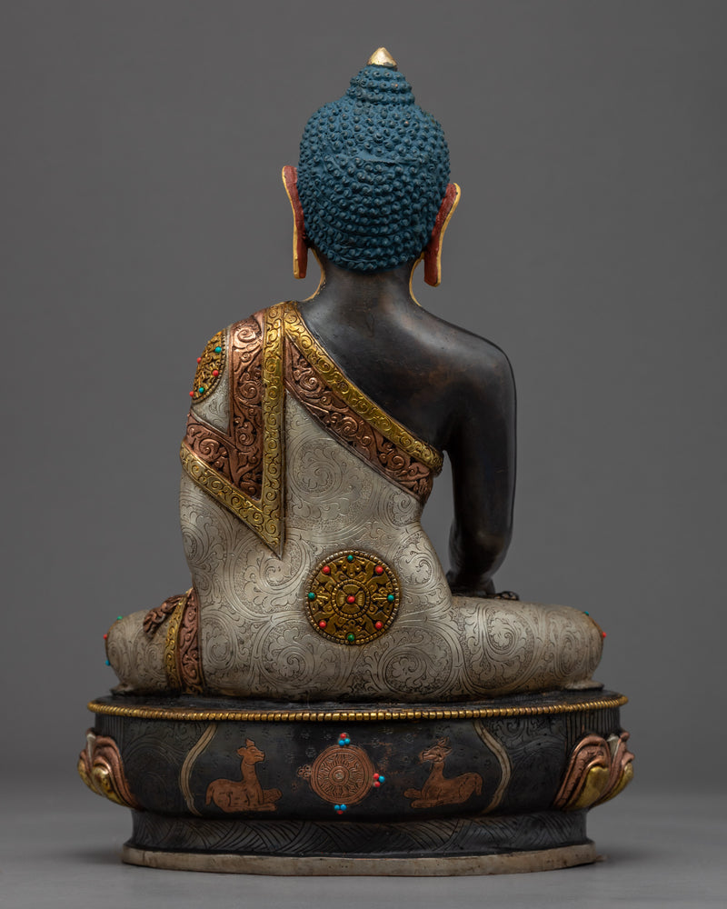 Five Dhyani Buddhas Statue Set | Vairochana | Akshobhya | Ratnasambhava | Amitabha | Amogasiddhi