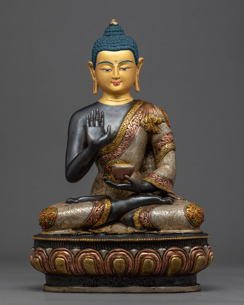 Five Dhyani Buddhas Statue Set | Vairochana | Akshobhya | Ratnasambhava | Amitabha | Amogasiddhi