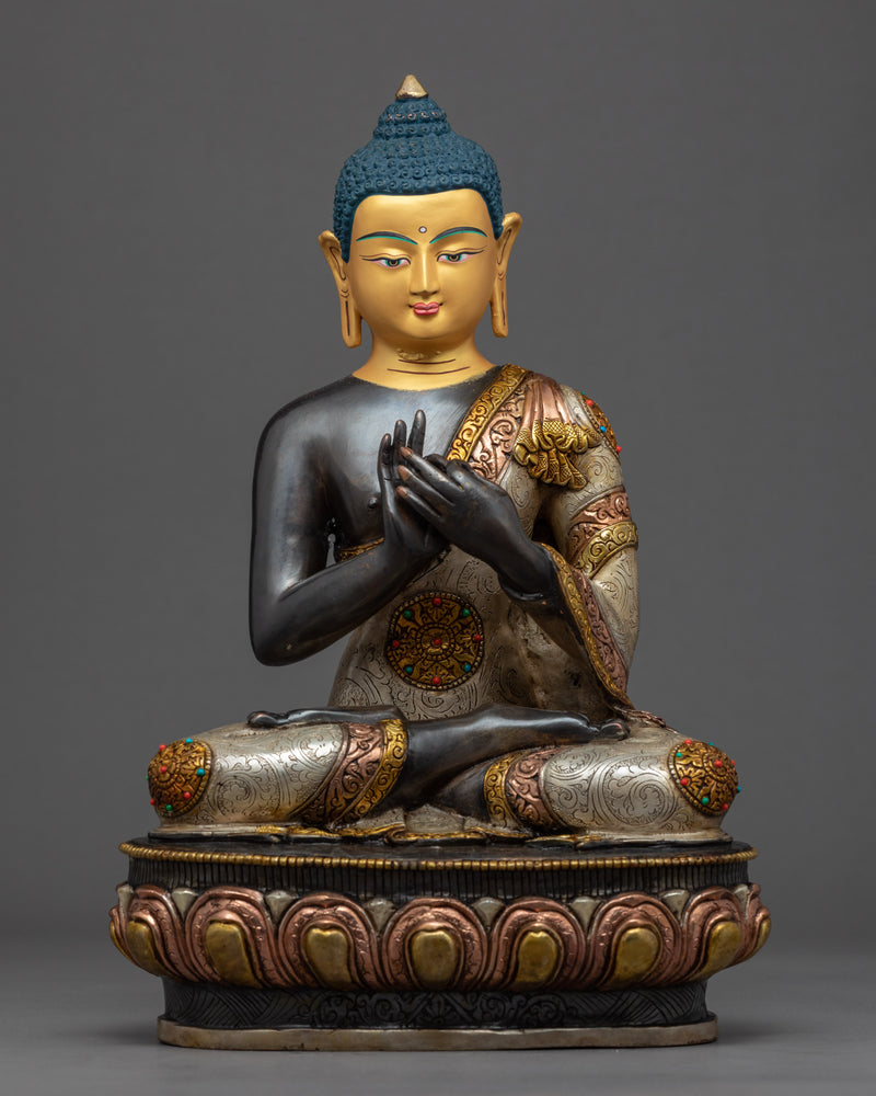 Five Dhyani Buddhas Statue Set | Vairochana | Akshobhya | Ratnasambhava | Amitabha | Amogasiddhi