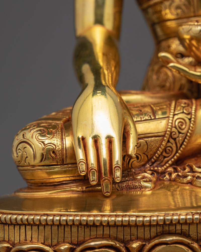 Tibetan Buddha Shakyamuni Sculpture | Himalayan Buddhist Art