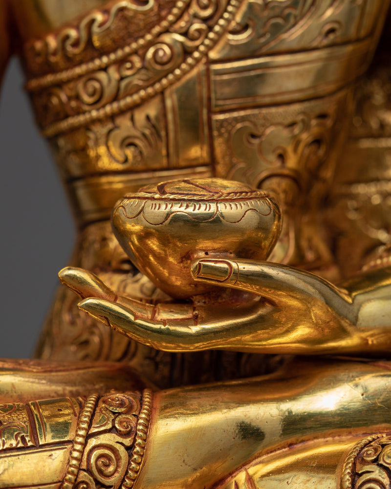 Tibetan Buddha Shakyamuni Sculpture | Himalayan Buddhist Art