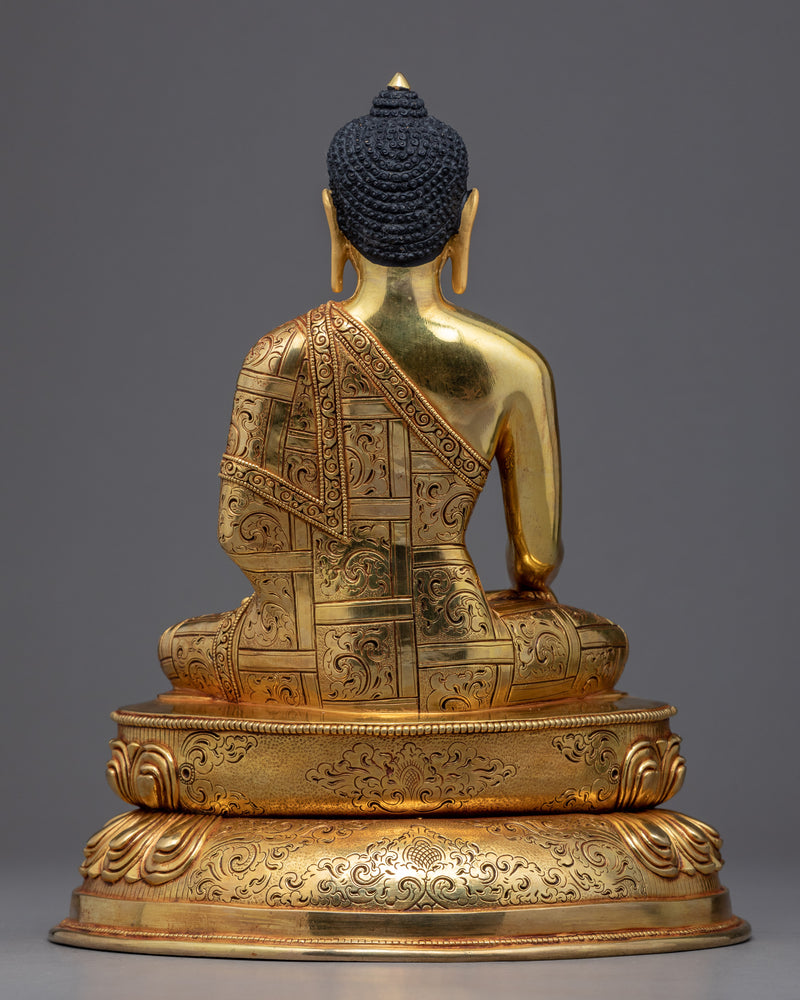 Tibetan Buddha Shakyamuni Sculpture | Himalayan Buddhist Art