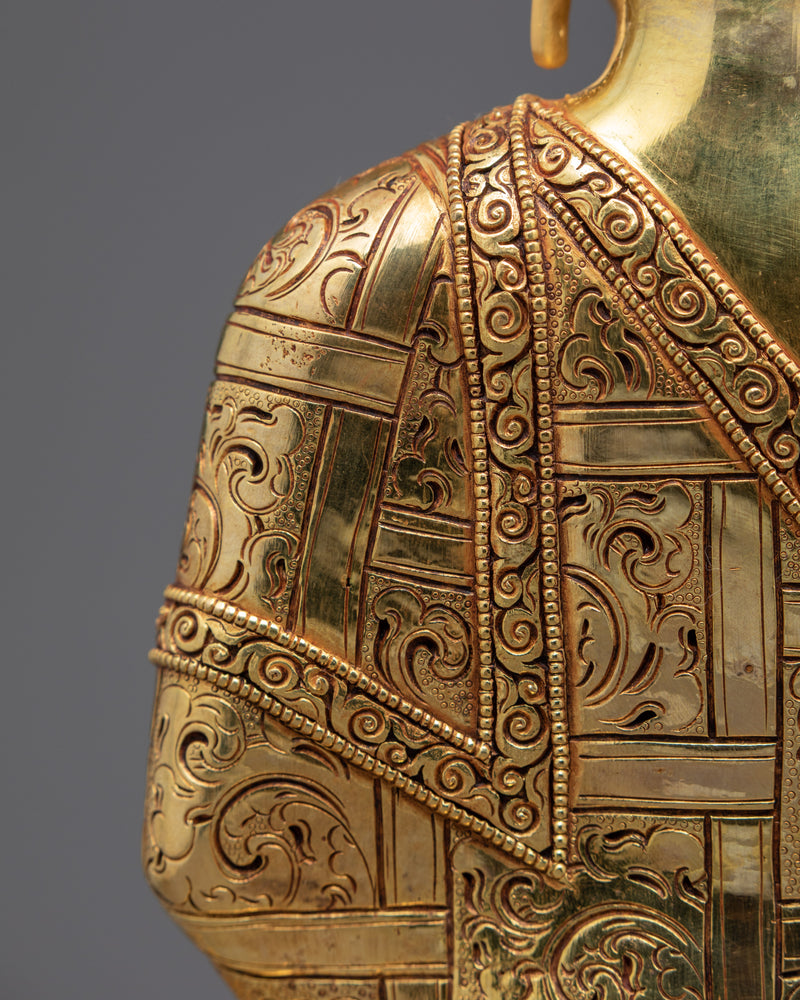 Tibetan Buddha Shakyamuni Sculpture | Himalayan Buddhist Art