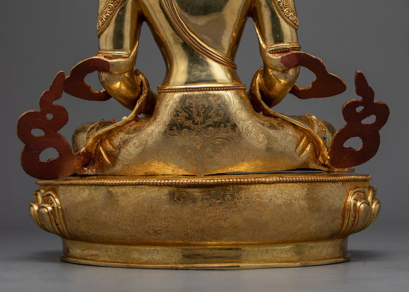 Buddha of Long Life Statue | Amitayus Hand-Sculpted Art